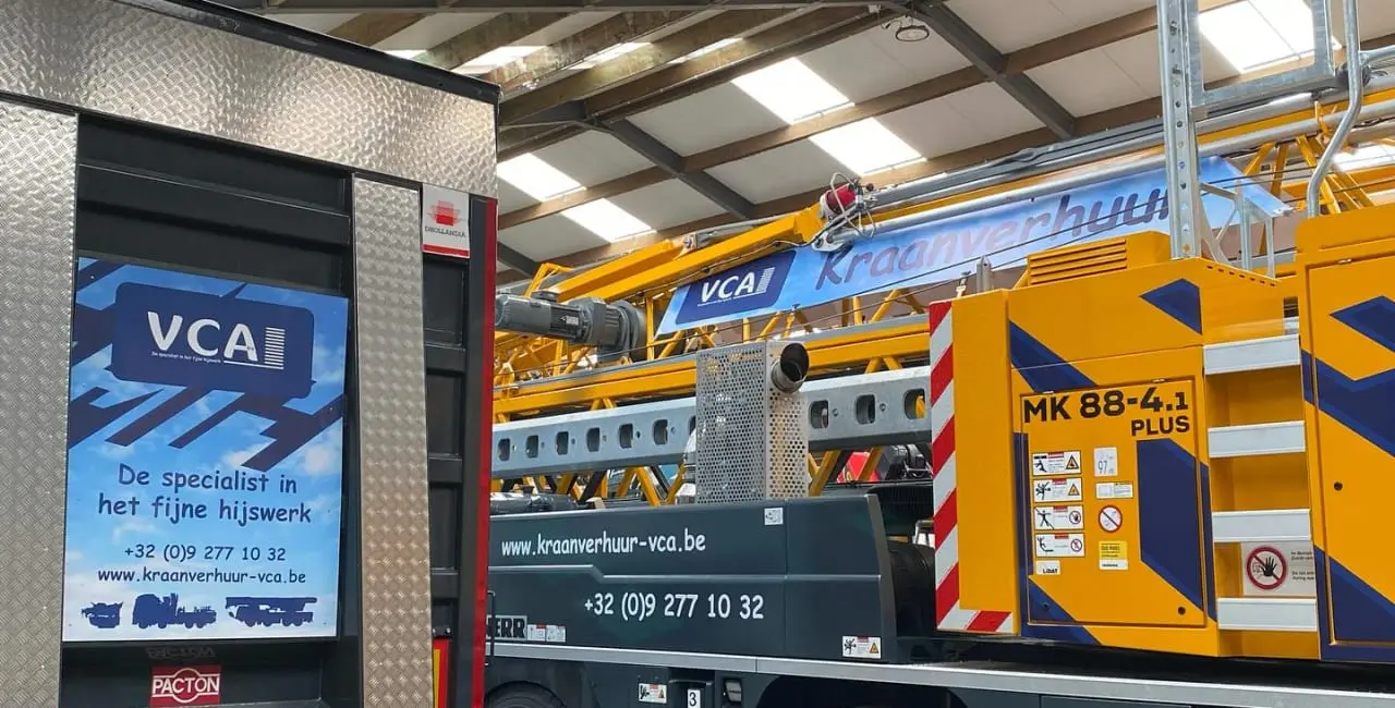 Afwerking bij Argo Reclame te Lokeren