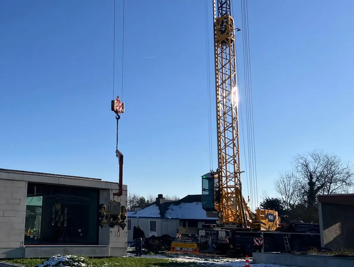Glas plaatsen in Kluisbergen