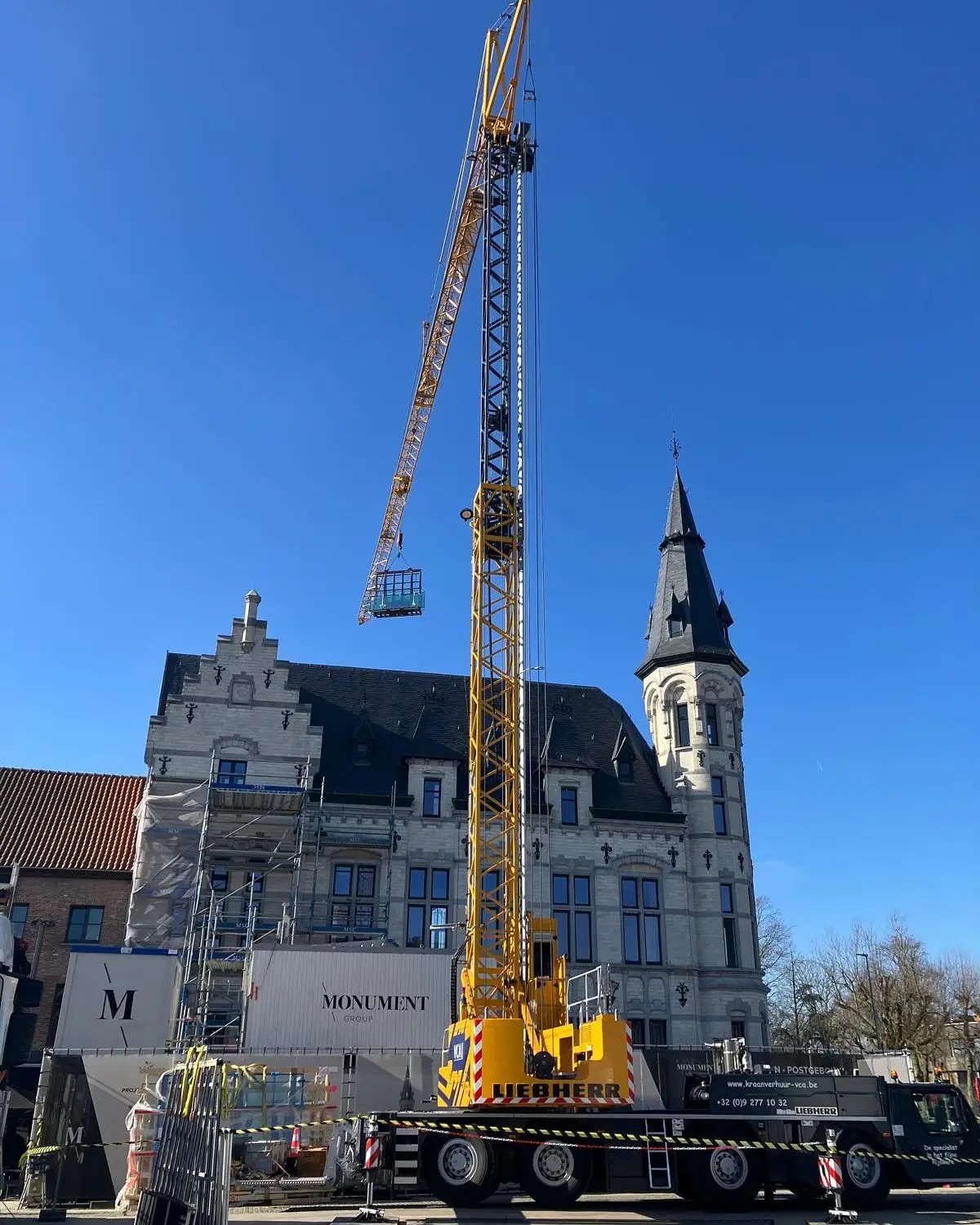 Glas plaatsen met precisie in Lokeren