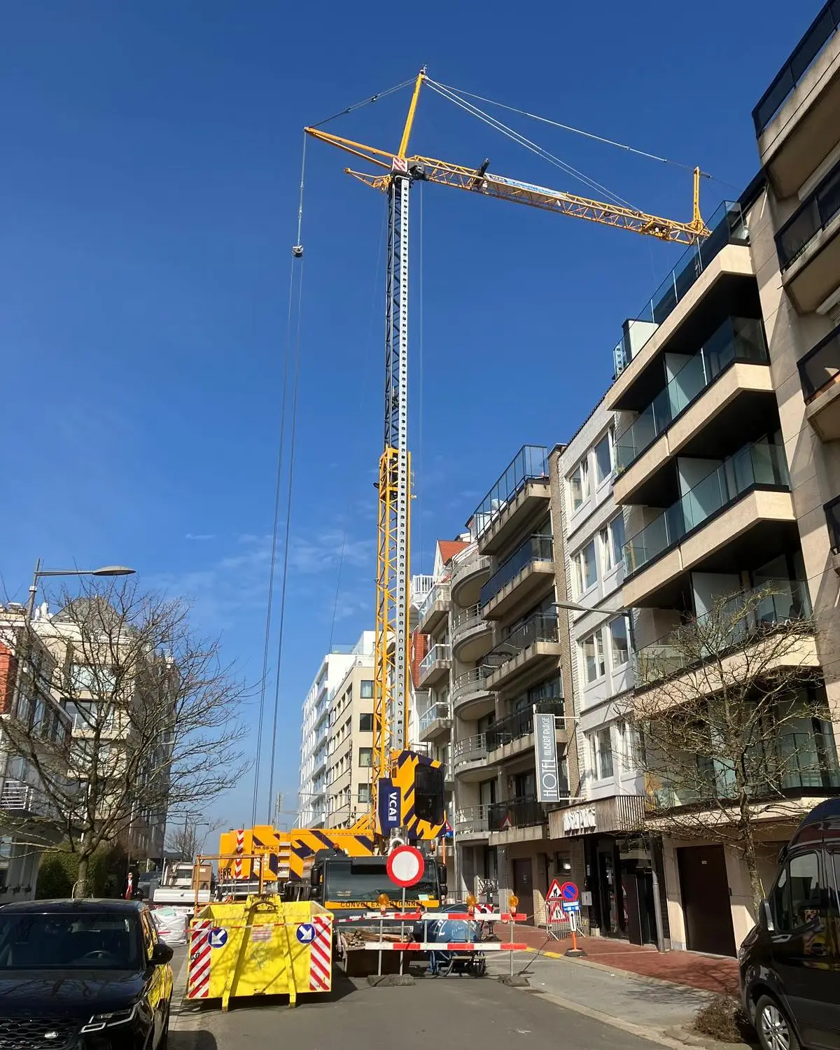 Hijswerken in Knokke-Heist