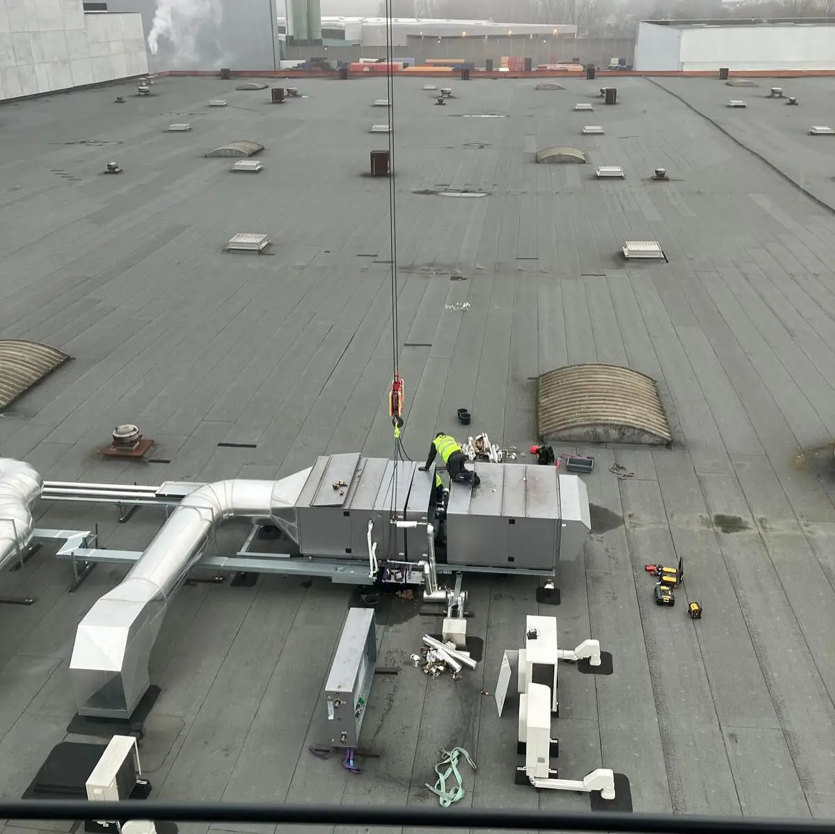 HVAC voor Delhaize in Ninove