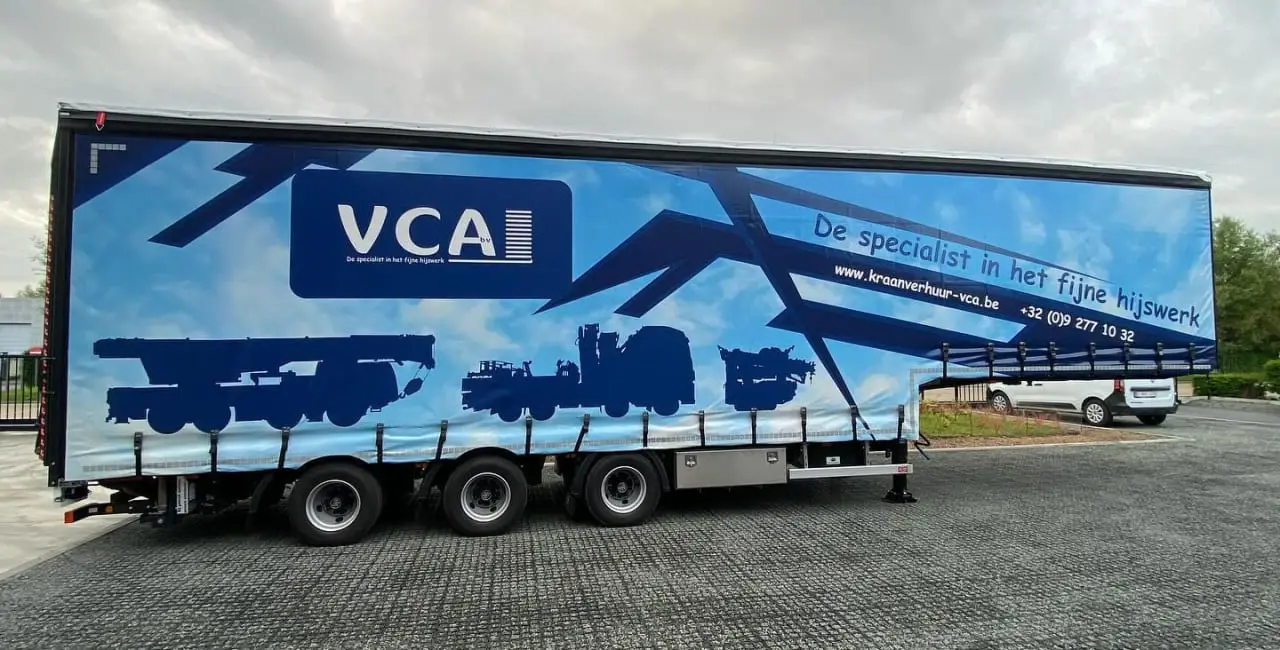 Voorstelling semi-dieplader