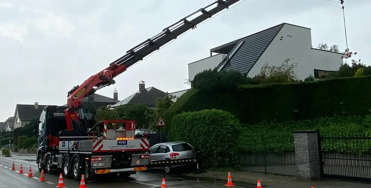 Schaafmachine van bijna 10 ton veilig geladen