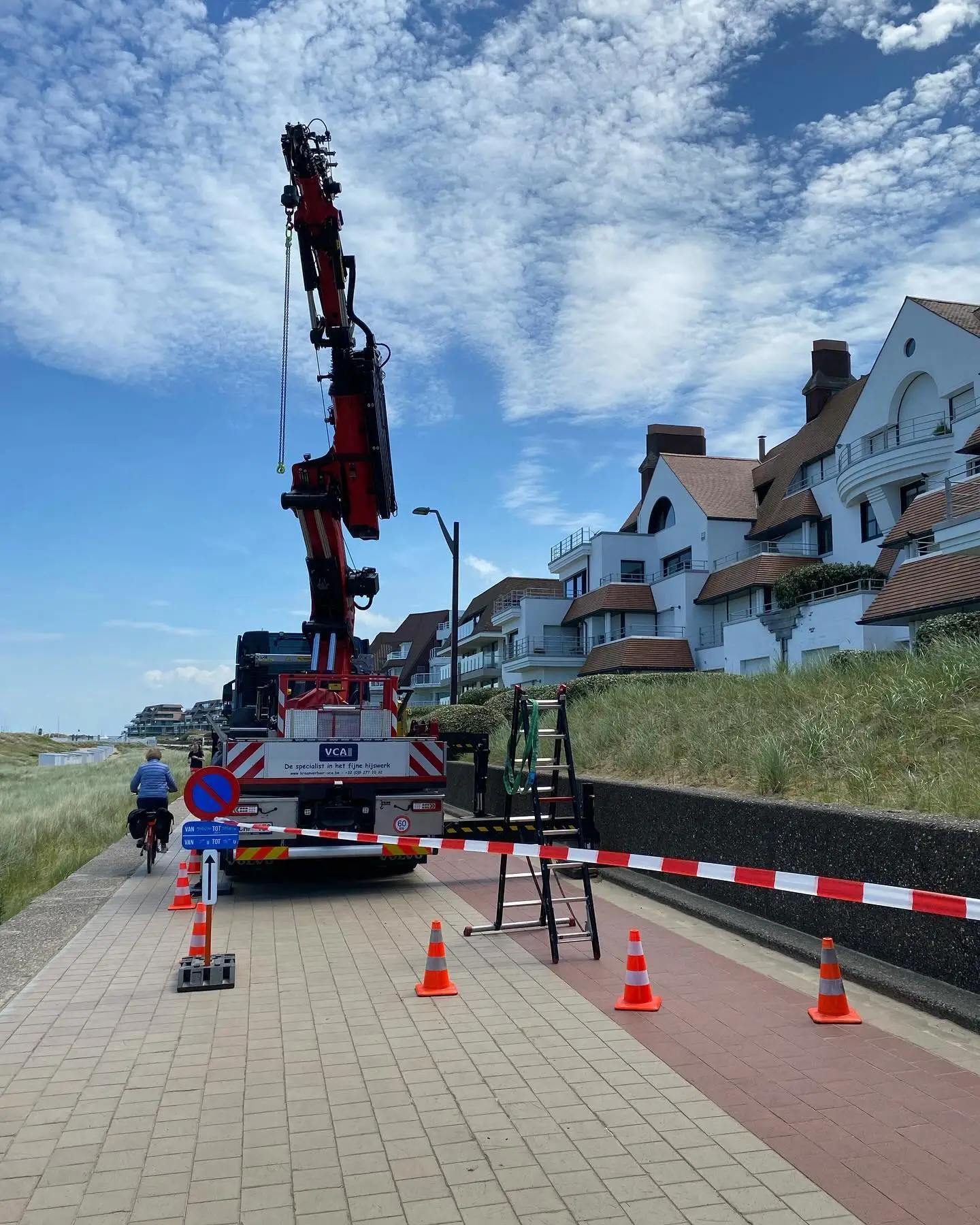 Verticaal transport te Knokke-Heist