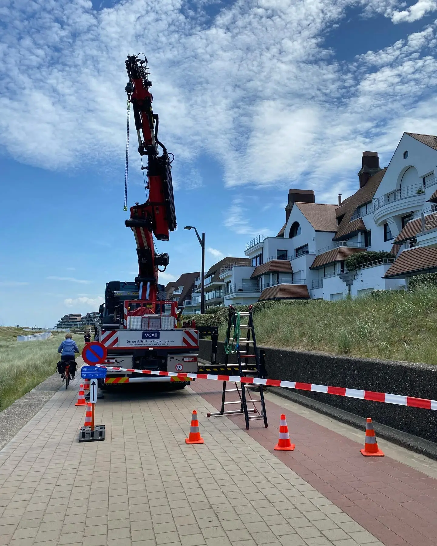 Verticaal transport te Knokke-Heist