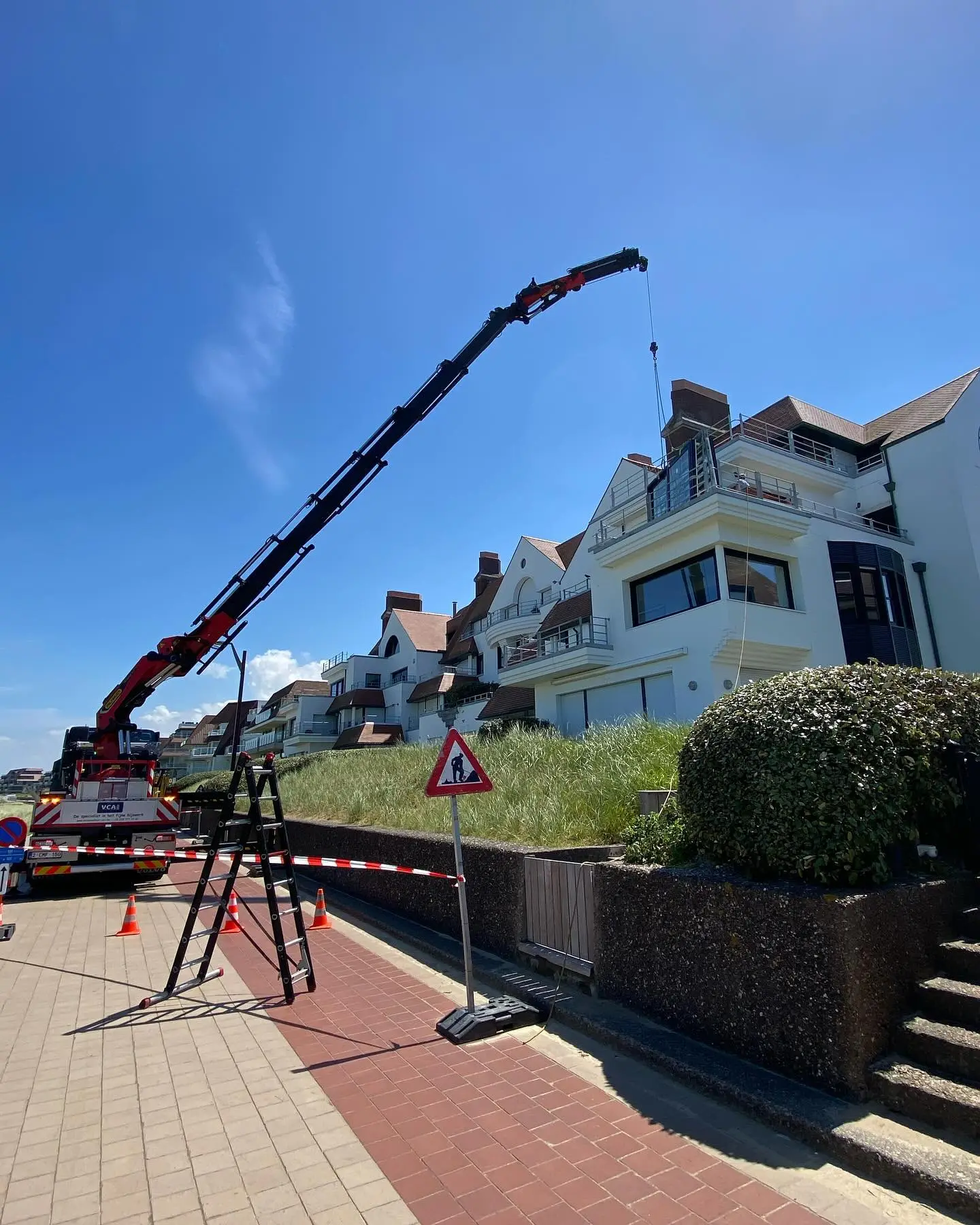 Verticaal transport te Knokke-Heist