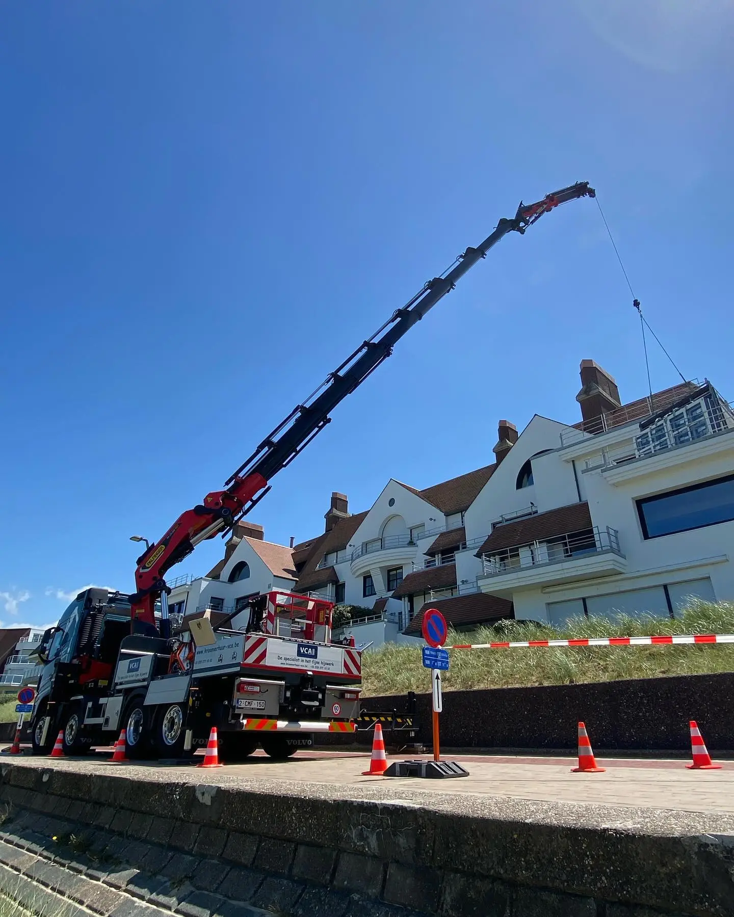 Verticaal transport te Knokke-Heist