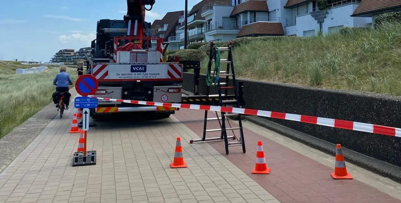 Verticaal transport te Knokke-Heist
